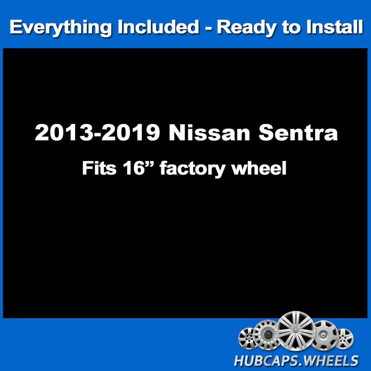 Hubcap for Nissan Sentra 2013-2019 Genuine Factory OE Sentra Hubcap Silver 53089
