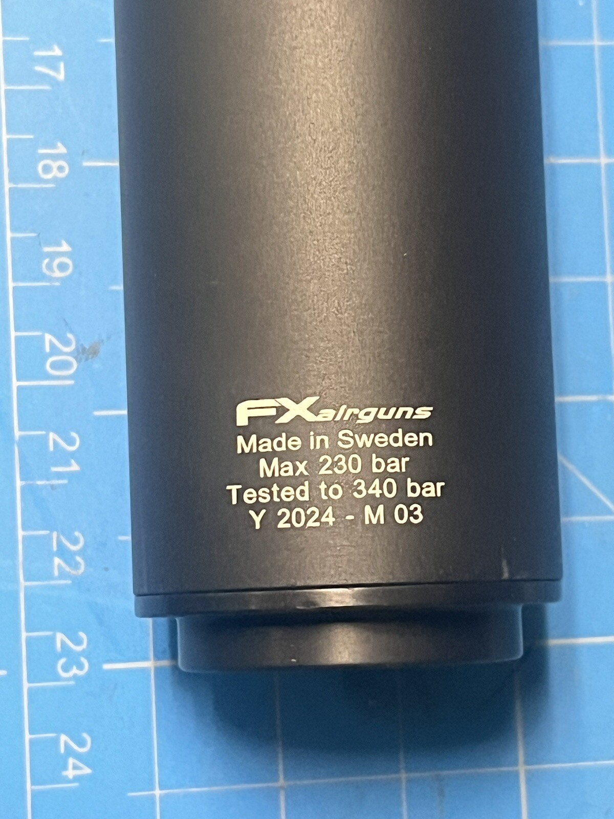 FX 170cc Compact Aluminum Cylinder w/ Valve Compatible w/ FX Dreamline