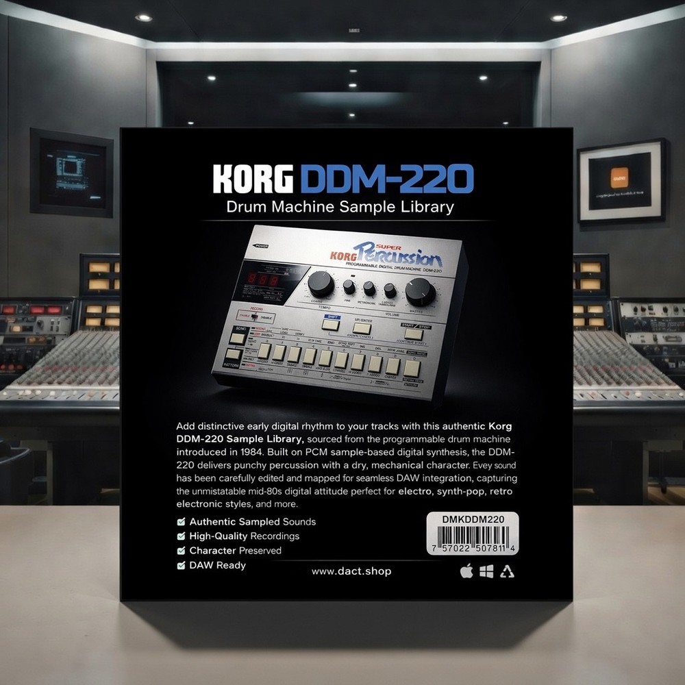 Korg DDM-220 Percussion Machine Sample Library