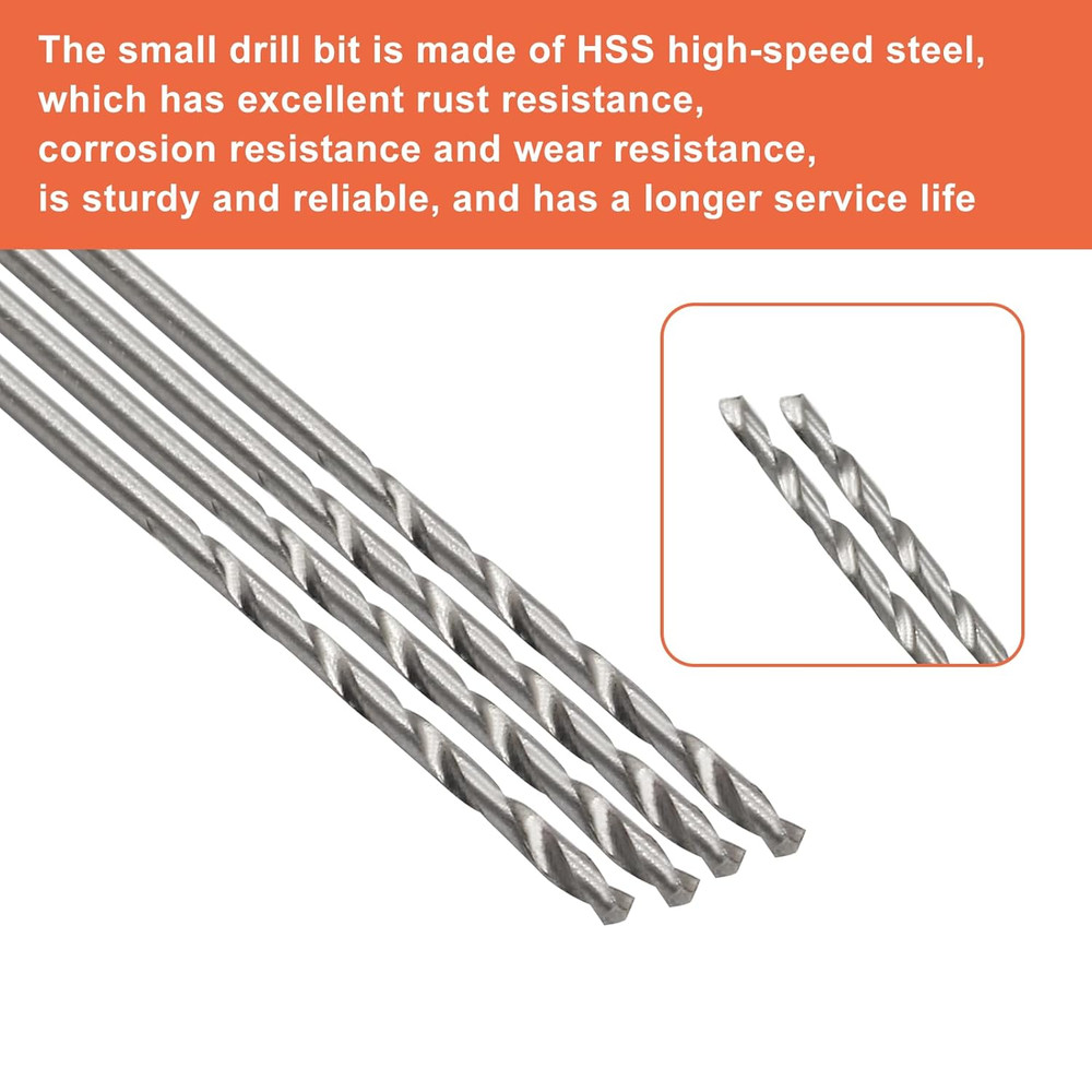 Biaungdo 20 Pcs Mini Micro Drill Bit Set HSS Metric Tiny Bits Shank...