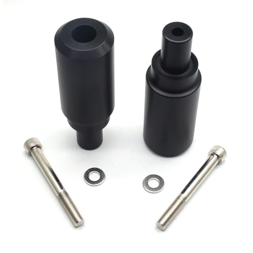 Motorcycle Frame Sliders, Falling Crash Protector Guards No Cut Kits Black