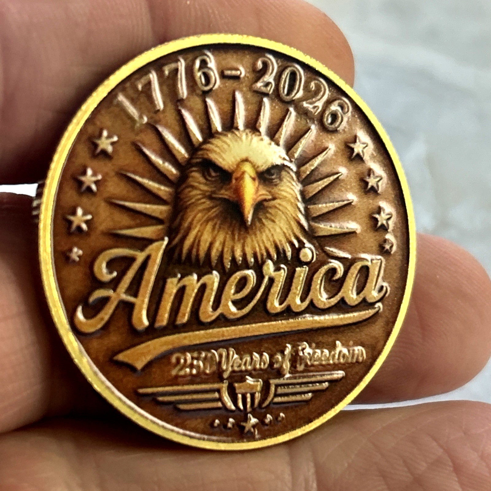 *USA 250TH ANNIVERSARY* Birth Of A Nation 1776-2026 Commemorative Coin Medal