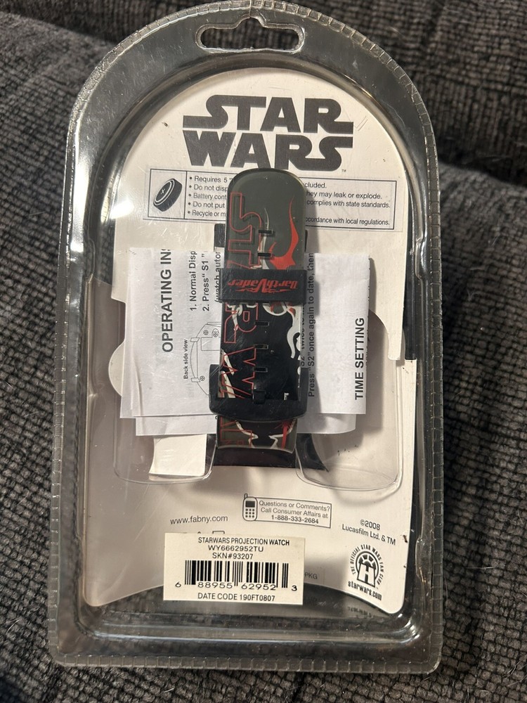 Star Wars Projection Watch Digital Readout