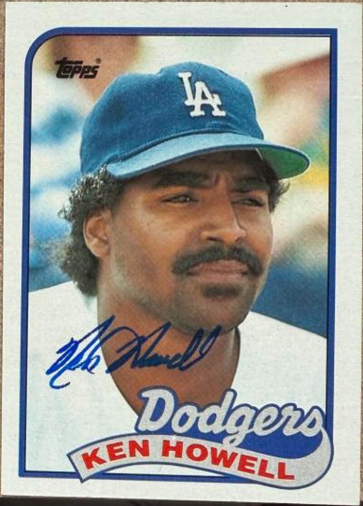 Ken Howell Autographed 1989 Topps #93