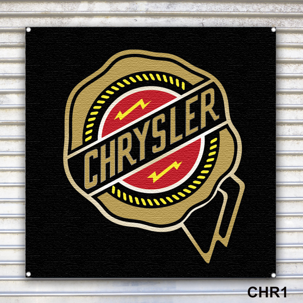 Chrysler Banner Sign Wall Art