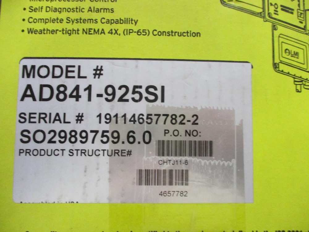 NIB LMI Metering Pump       AD841-925SI