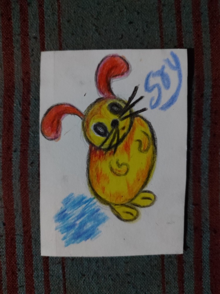 original hand wark drawing deco card /sorry 3.5×2.5