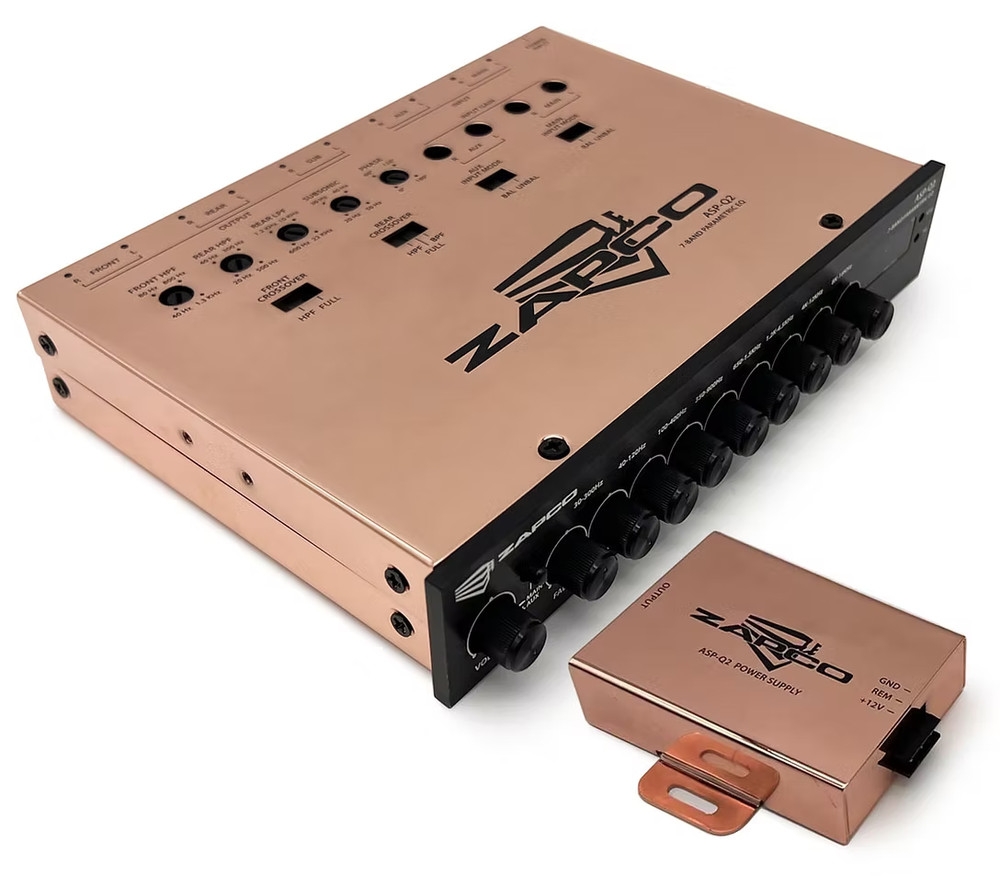 Zapco ASP-Q2 EQ/7-Band Parametric Crossover