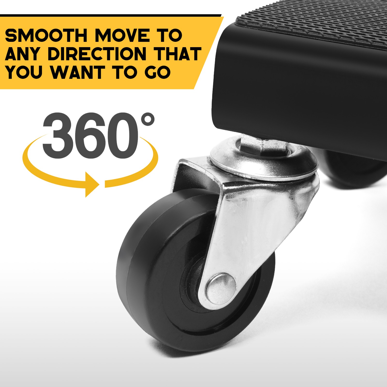 Mini Snow Mobile Dolly Heavy Duty Roller Seats Snowmobile Repair Seats 2 inch