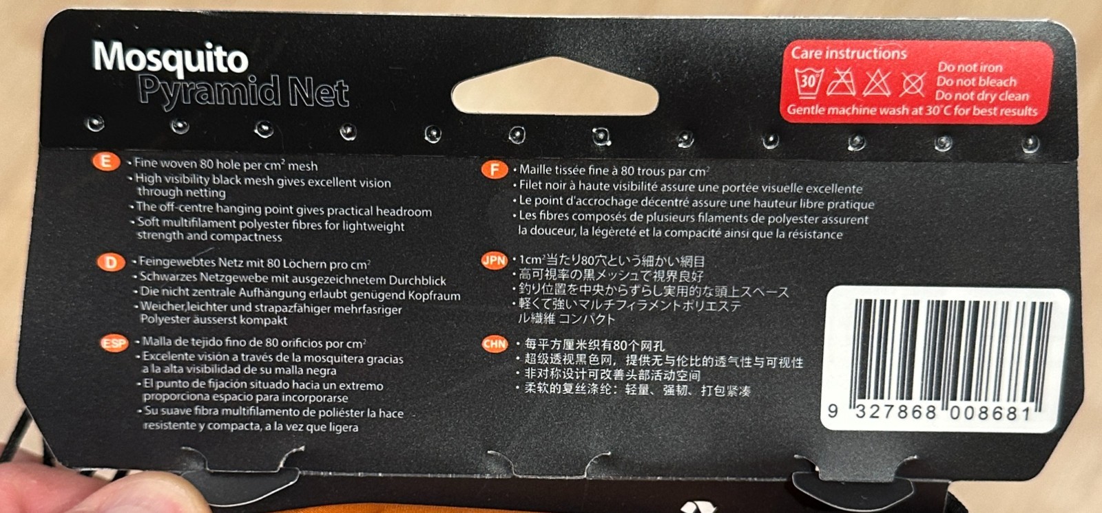 NEW Mosquito Net Sea To Summit Double PyramidNet Mesh 7'10”x5'6"x4’3” Treated