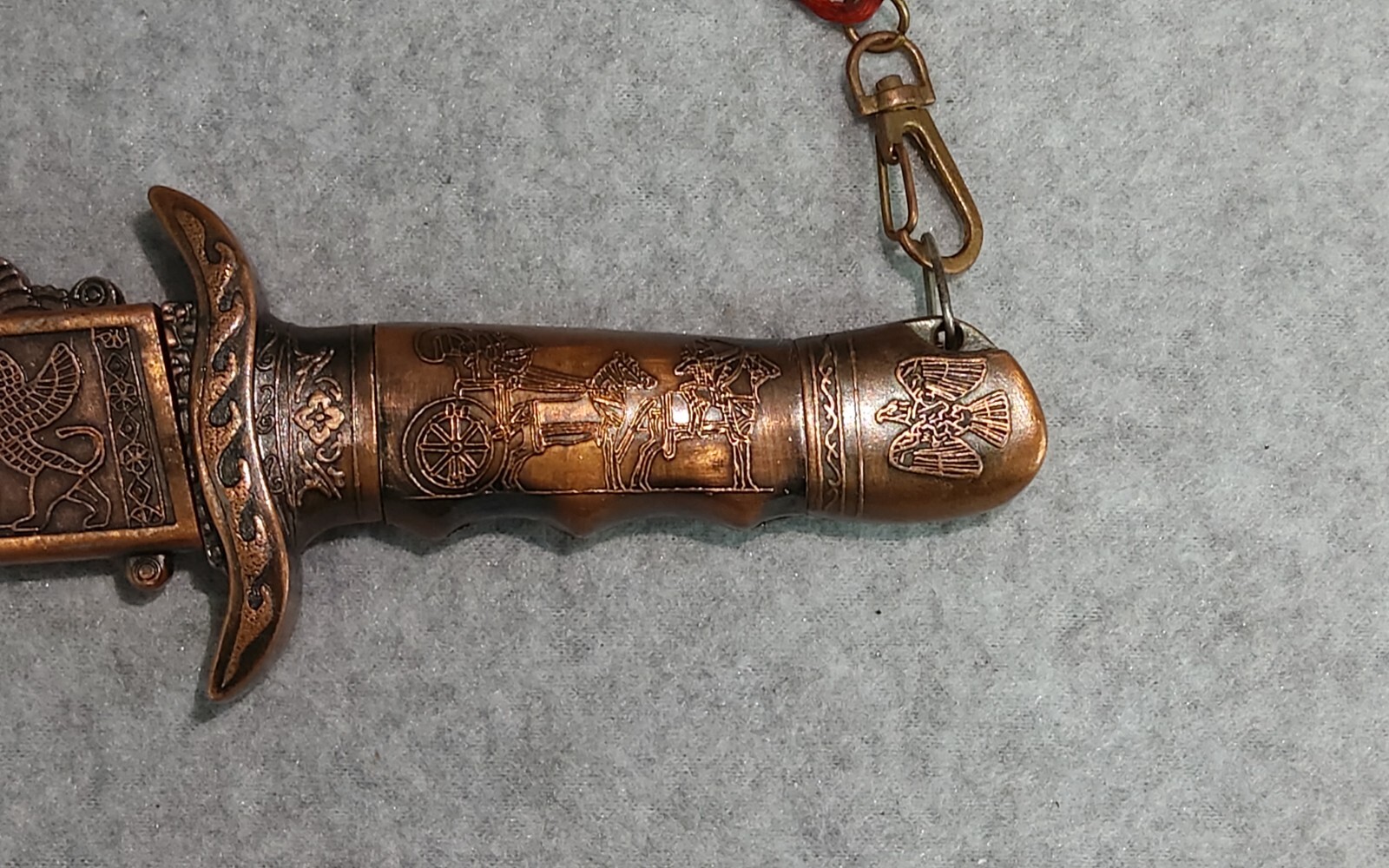 Copper Egyptian Dagger With Copper Sheath