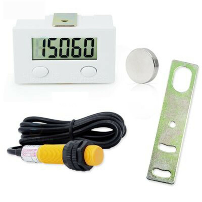 5 Digit Digital Punch Electronic Counter Magnetic Inductive Proximity Switch 666
