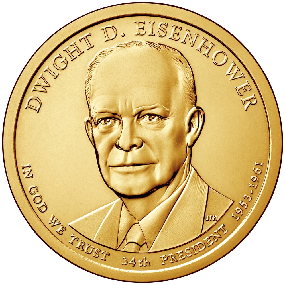 2015-D  DWIGHT D. EISENHOWER  PRESIDENTIAL DOLLAR COIN