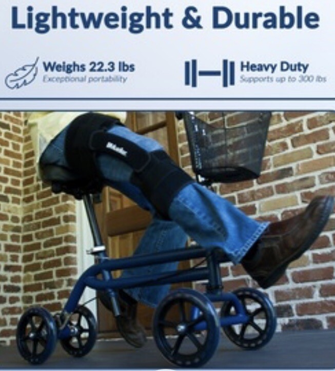 KneeRover® Steerable Seated Knee Scooter