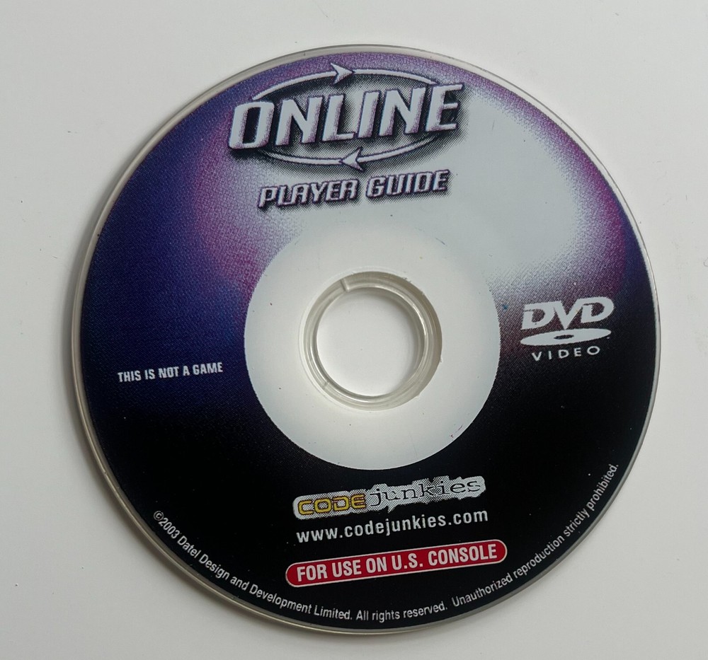 Nintendo Gamecube Online Player Guide Disc CODEjunkies Super Cool Find!!!