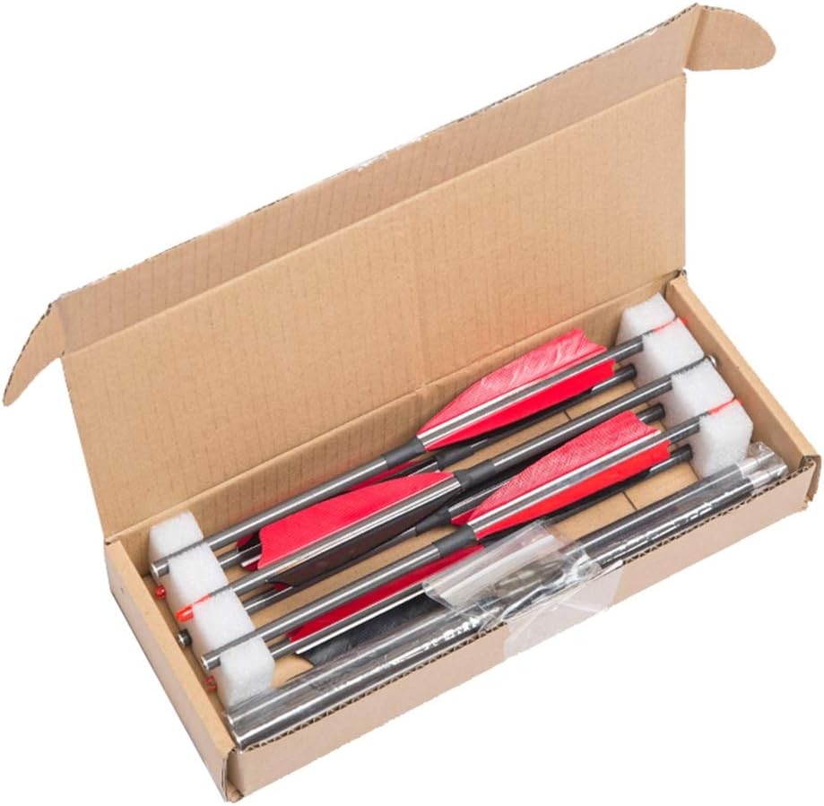 Linkboy Archery Carbon Arrows 3 Take Down Hunting Three Arrow