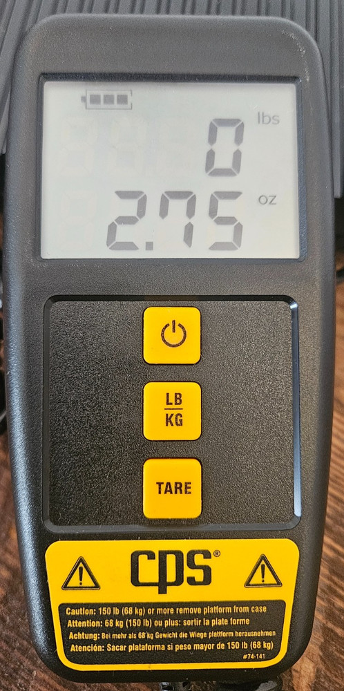CPS CC220 Compute-A-Charge Refrigerant Charging Scale with Case