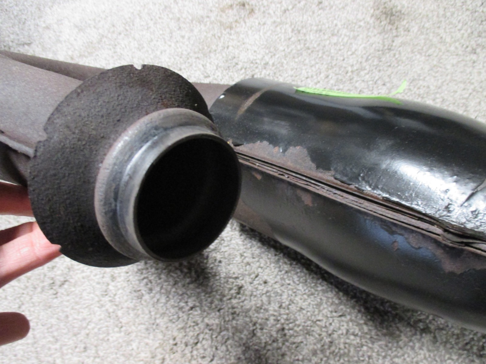 01 Arctic Cat ZL 550 ESR Snowmobile Exhaust Pipe Expansion Chamber