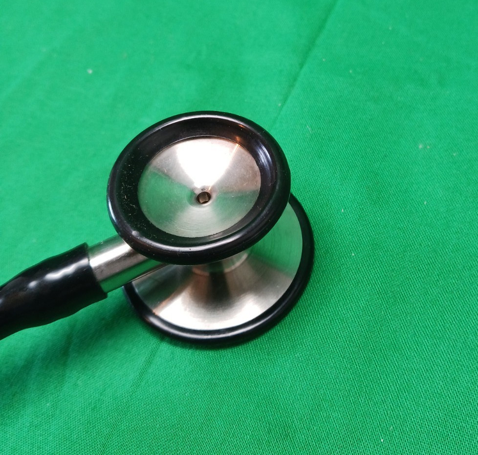 Steele Dual Head Stethoscope Black