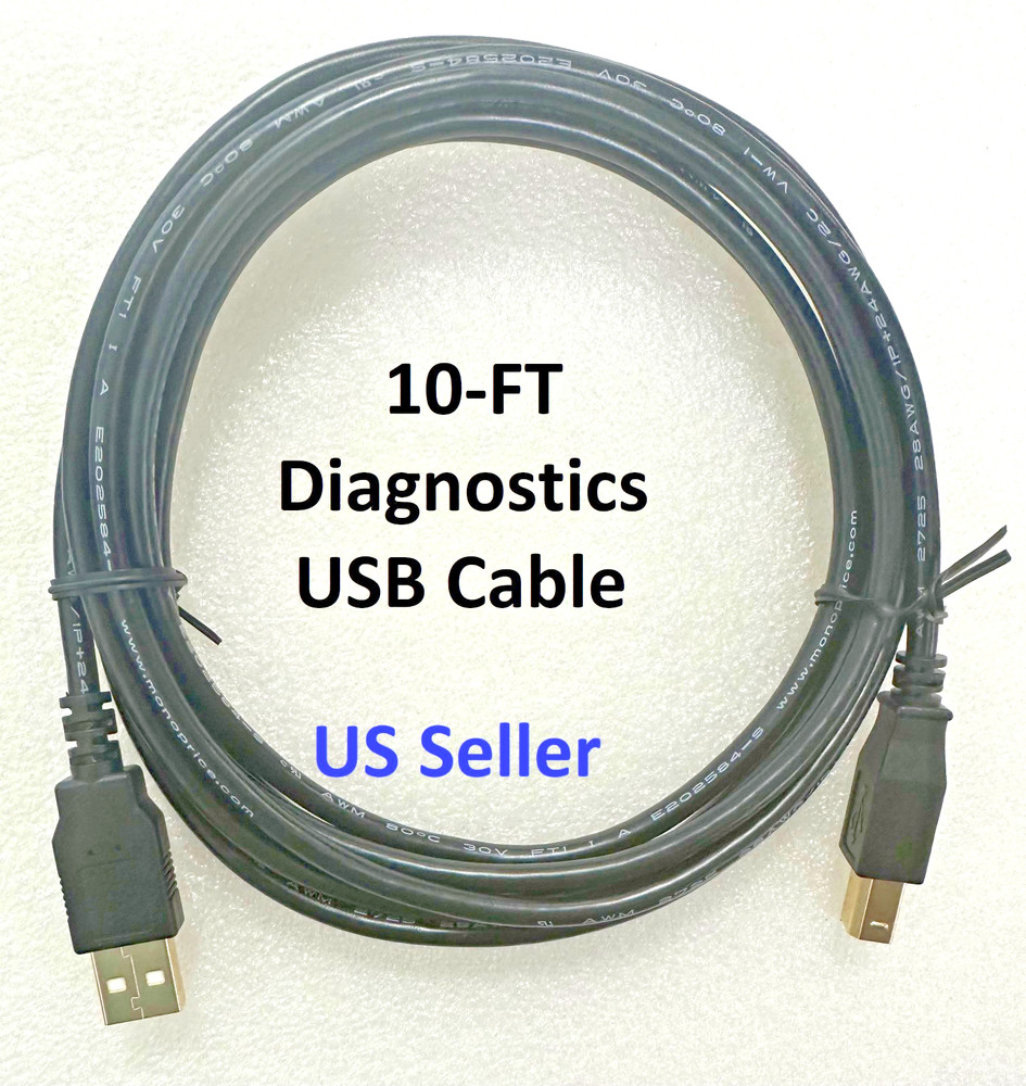 10 Ft USB Interface Cable Compatible with GM Multiple Diagnostic Interface MDI 2