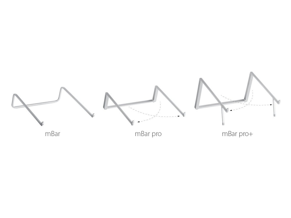 mBar Pro Foldable Laptop Stand - Silver (10082) Pro,