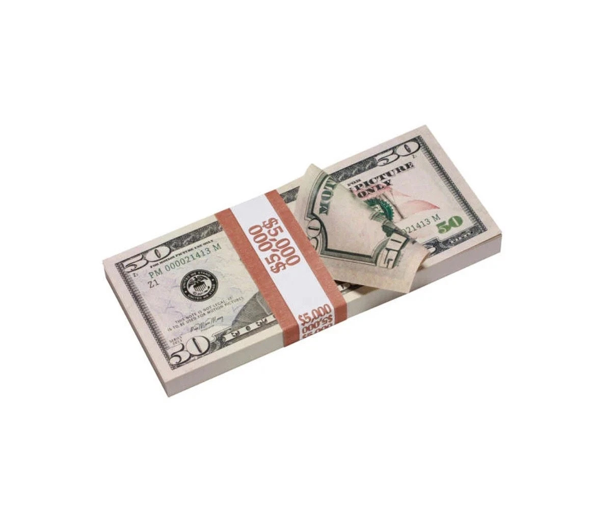 New Money Props Toy Play Fake Bills f\ Video Learning Education Toys10/20/50/100