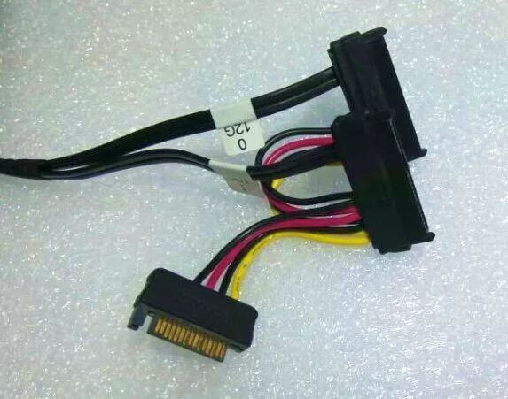Dell 7W5N8 miniSAS HD SFF-8643 to 2X SFF-8482 SAS and SATA Power Cable 07W5N8