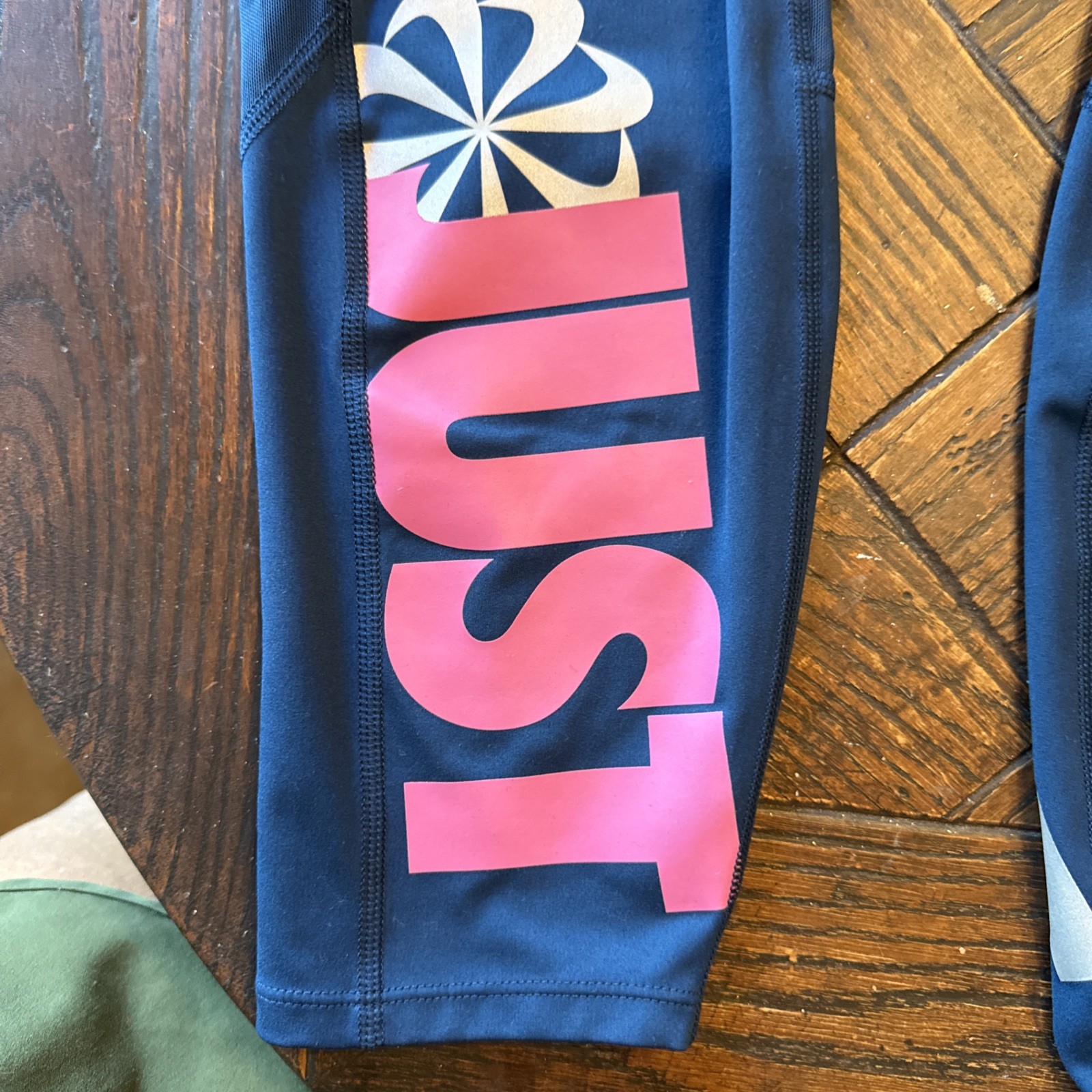 Nike Womens Tights L Blue Speed Icon Clash 7/8 Length CJ1932-432