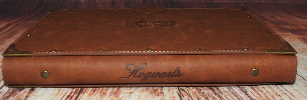 NEW Open Harry Potter Notebook A5 Courage Leather Notepad Journal Gryffindor
