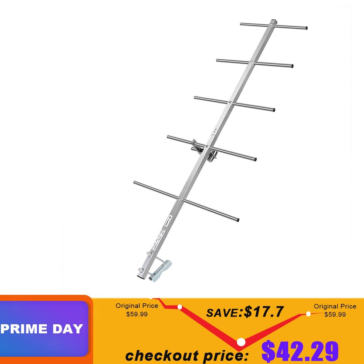 AY03 Yagi Antenna UHF 5 Elements SL16-K 100W for Base Station Ham Radio Repeater