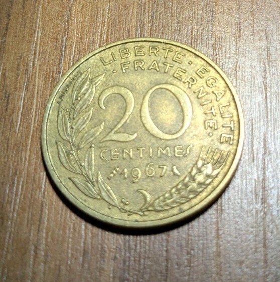 France 20 Centimes 1967
