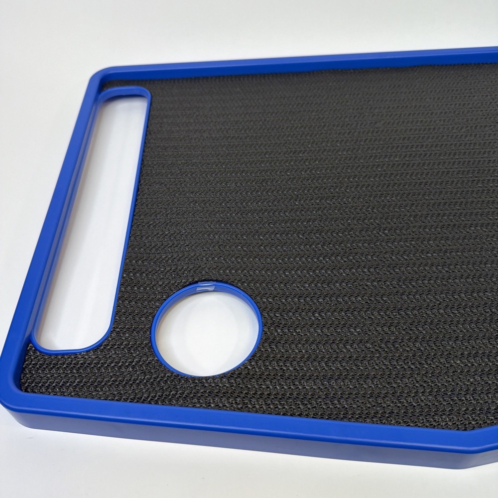 Support Plus Walker Tray Table Mobility Table w/ Non-Slip Grip Mat 21"x16" Blue