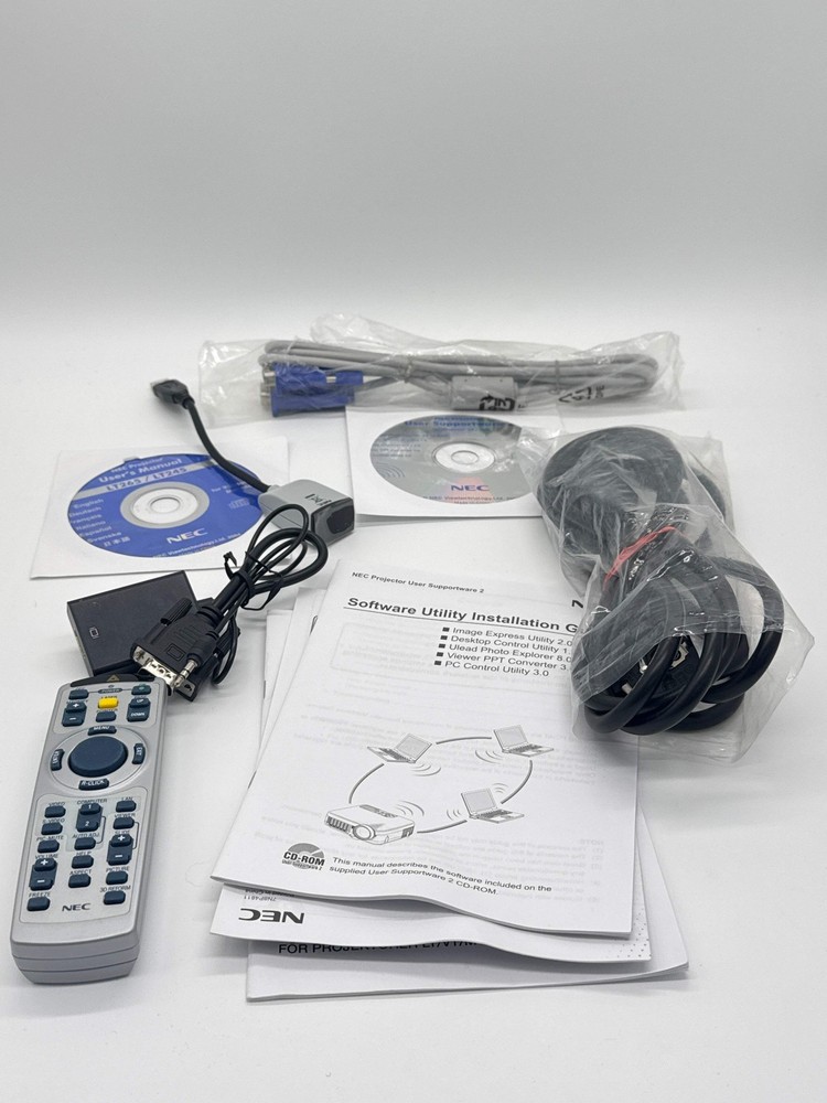 NEC LT245 Multimedia Projector Bundle - Low Lamp Hours