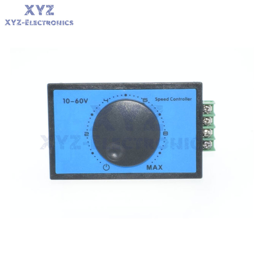 DC 10-60V 12V 24V 48V 20A PWM DC Motor Speed Controller Soft Start Switch