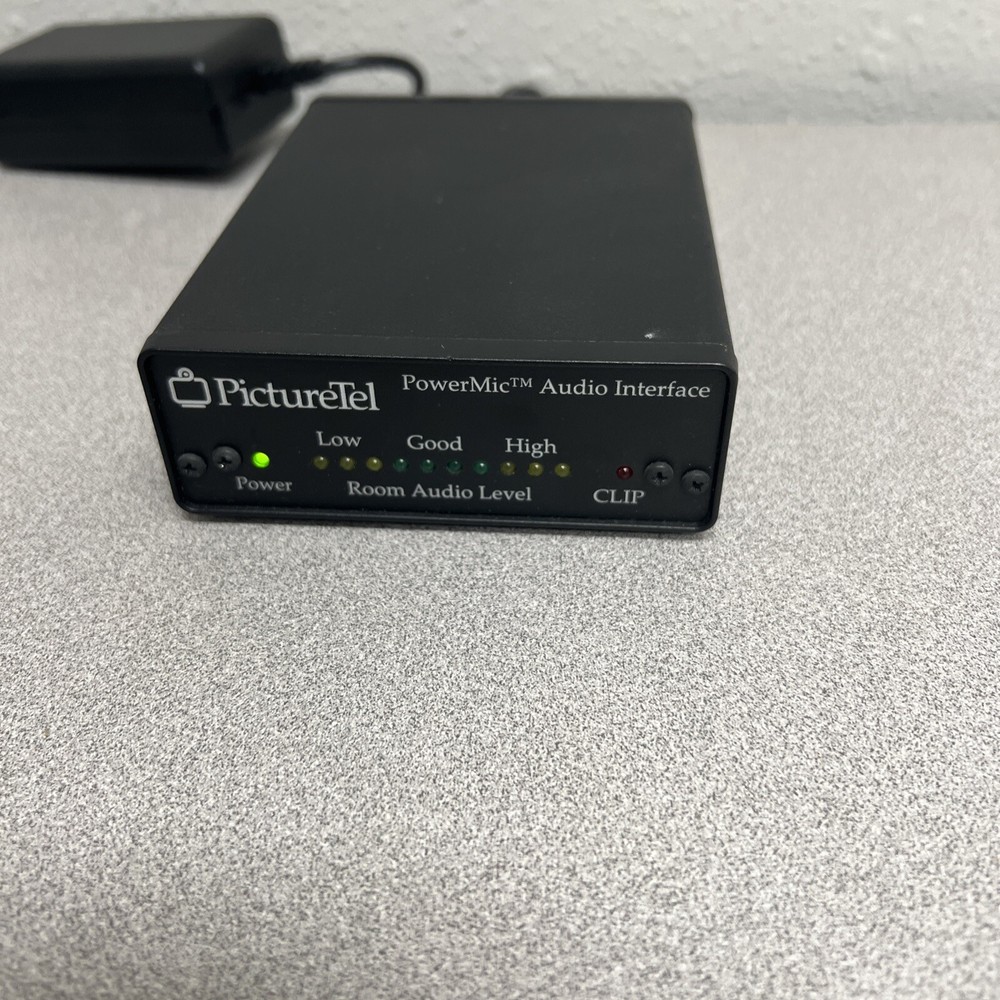 PictureTel Power Mic Audio Interface Box w/ Cable CP-2027