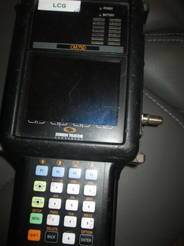 Sunrise Telecom CM750 Analog & Digital SLM Network Analyzer