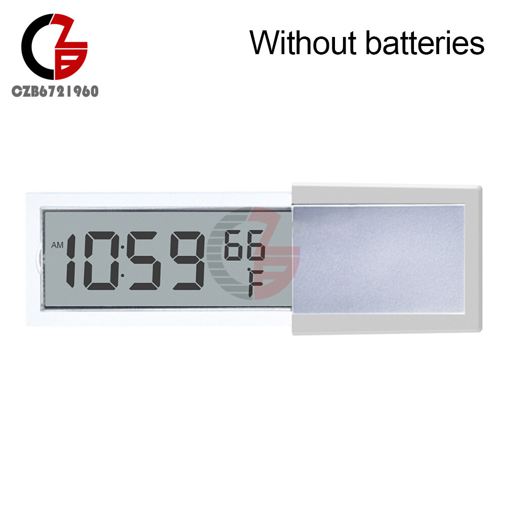 Digital Car Electronic Clock Thermometer Mini Weather Station Temperature Meter