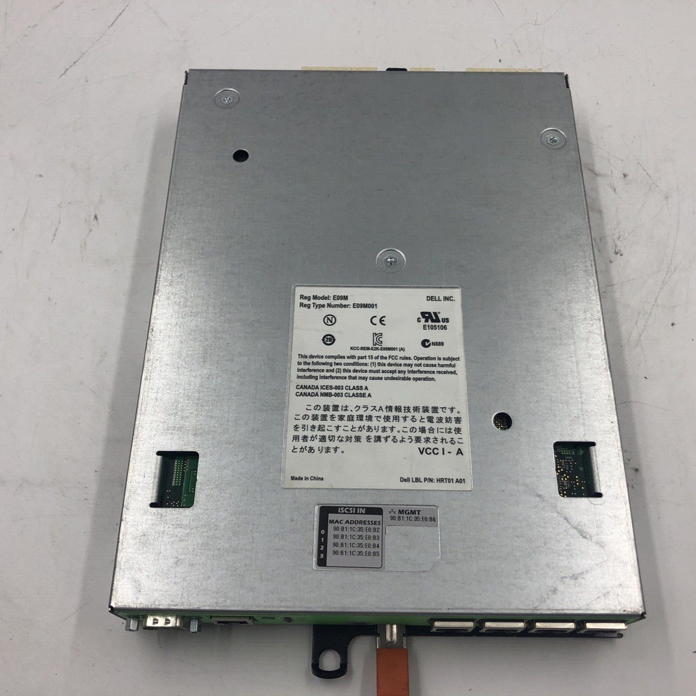 DELL EQUALLOGIC CONTROL MODULE TYPE 11 CONTROLLER MODULE E09M001 E09M