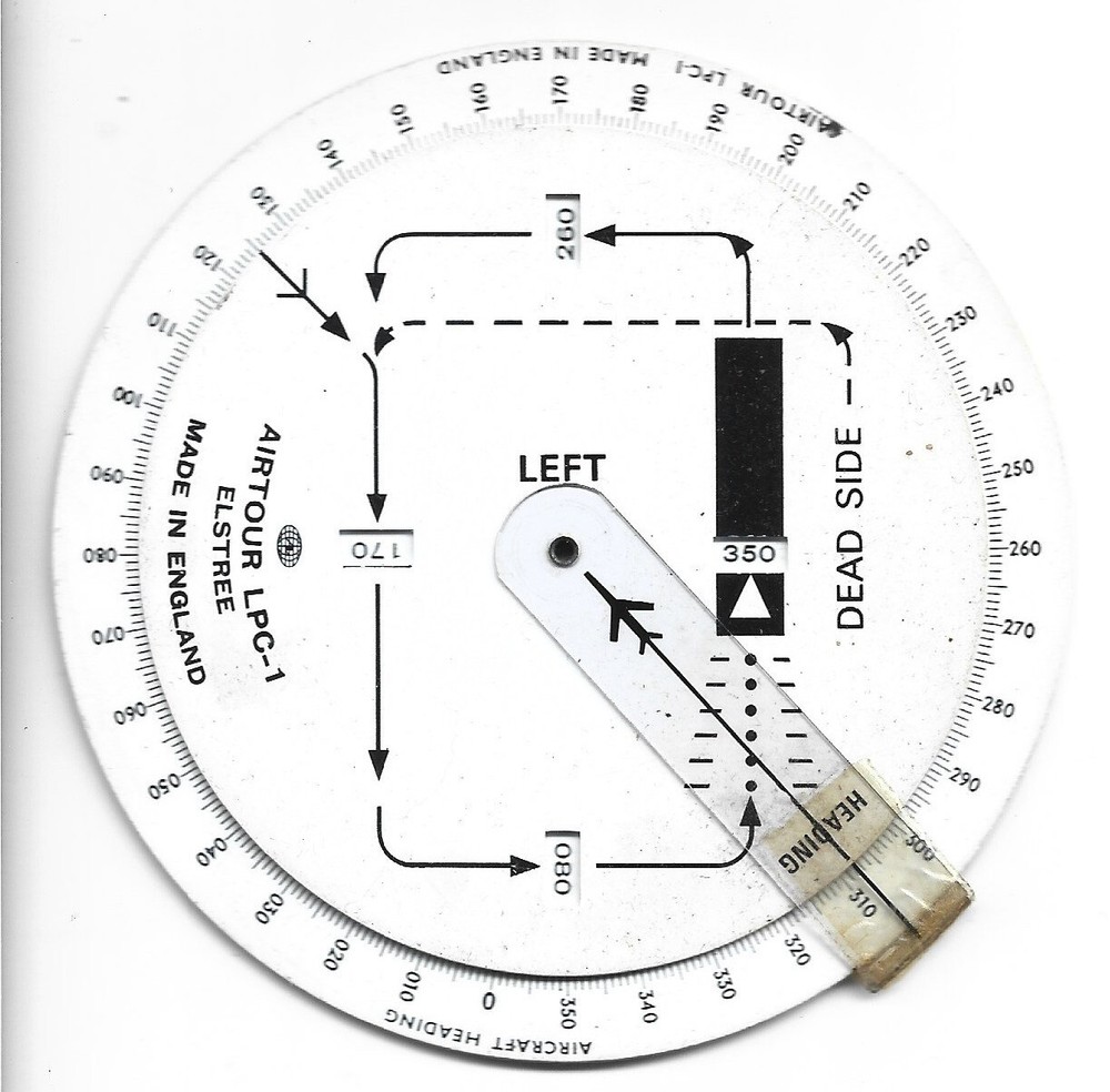 AIRTOUR LPC-1, AIRCRAFT HEADING COMPUTER HANDHELD, ENGLAND