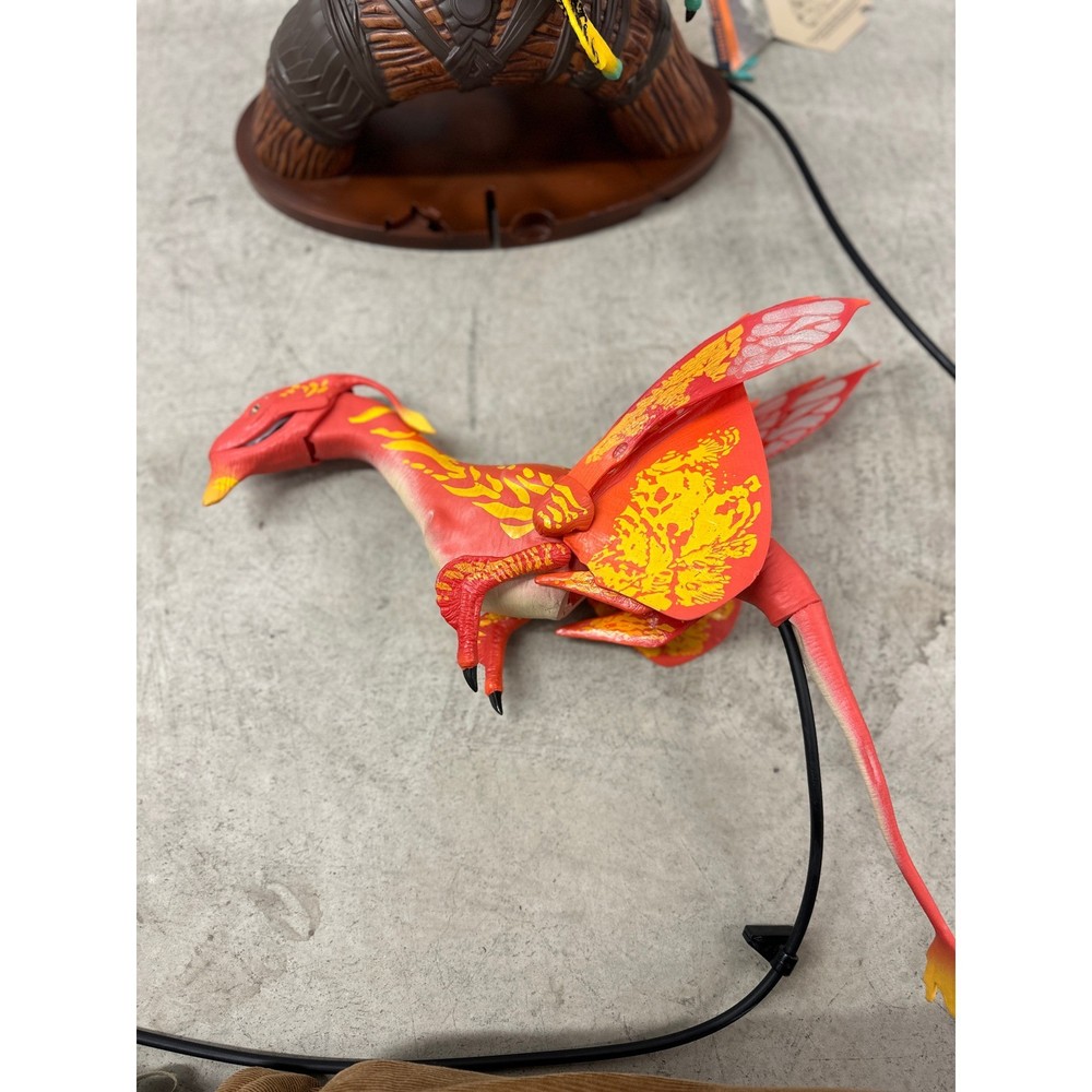 2 Avatar ACE Banshee Puppets Perch Display YELLOW Orange Interactive Figured