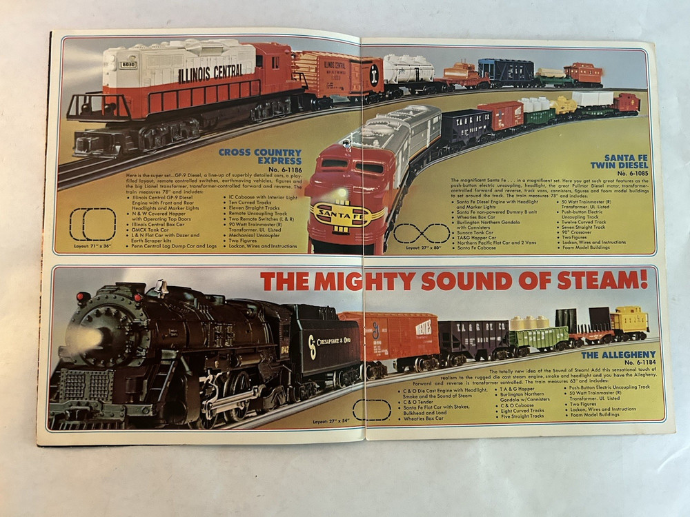 LIONEL 1971 Catalog - Nice