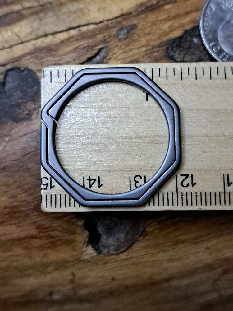 Gentlemen Series Titanium Sidepush Keyring Set