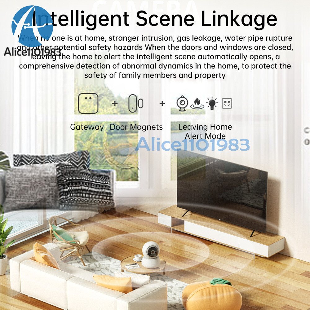 eWeLink/Tuya Smart WIFI Door Window Sensor Open Close Detector App Notification