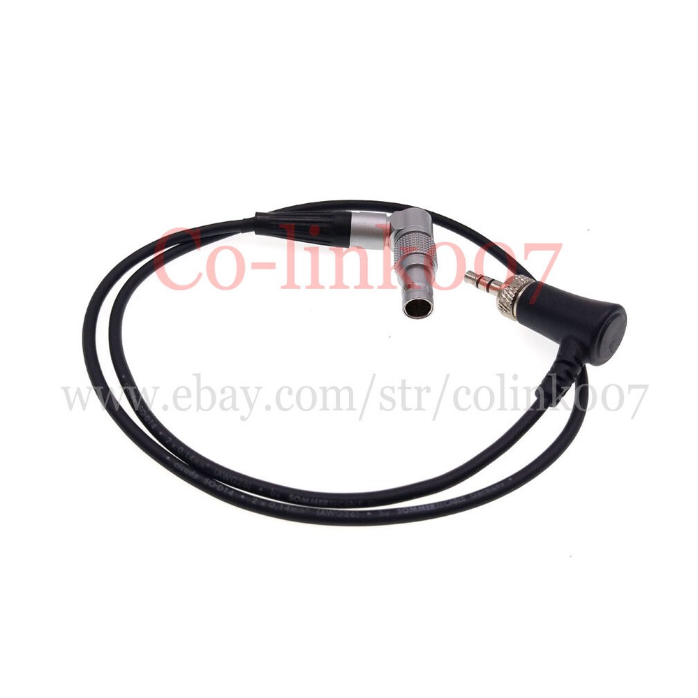 RED EPIC Time Code Cable, Rotatable 4pin to 3.5 with Lock