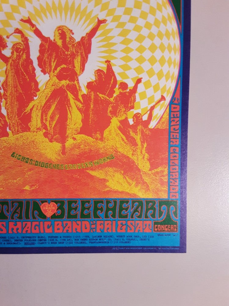 FD-84 postcard / The Doors / Captain Beefheart