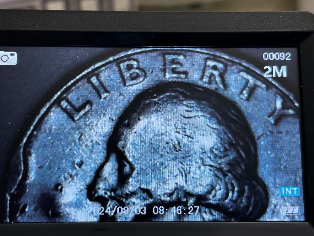 1991 D Quarter with machine damage?? Minting damage??? "Very Unusual"