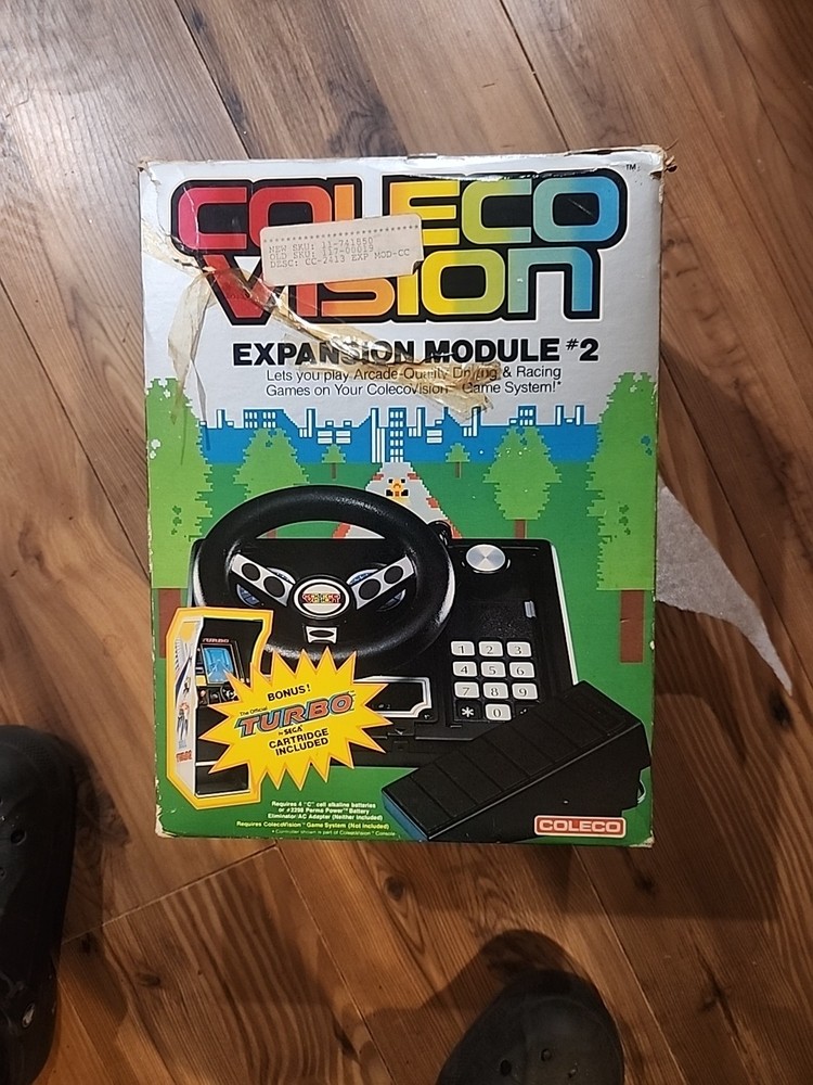 Coleco Vision Expansion Module #2 Steering Wheel