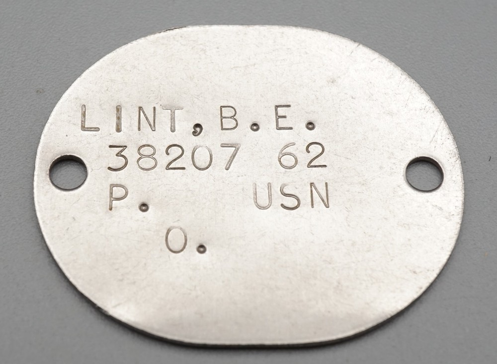 Pre-WWII Navy Naval Dog Tag