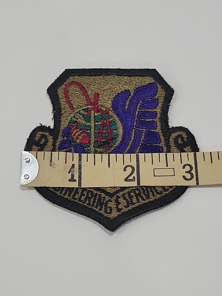 OLDER USAF ENGINEERING SERVICE CENTER SEMI COLORED UNIFORM PATCH