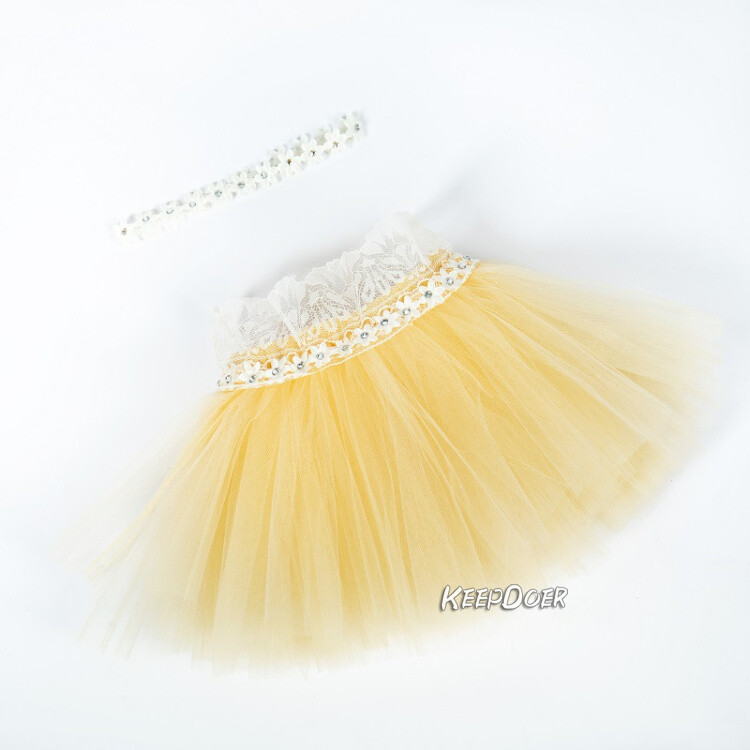 Newborn Baby Girl Tutu Skirt Dress Headband Photography Props Studio Photo Shoot